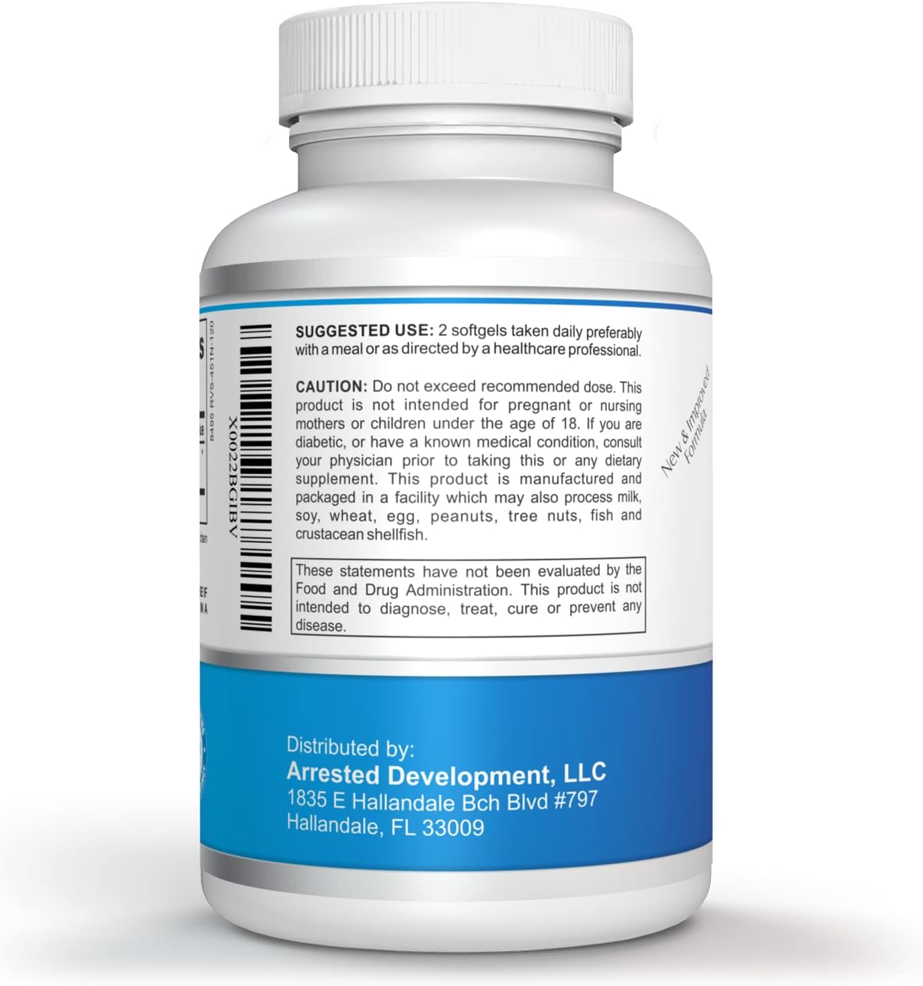 Vaex Therapeutics Phosphatidylcholine PC 120 Softgels for Liver and Brain Support (120)